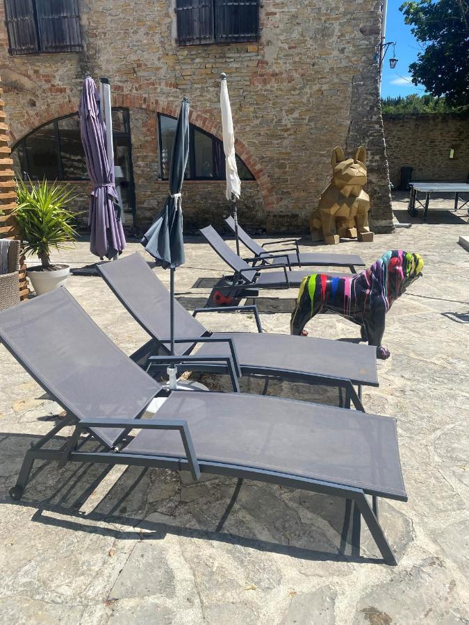 Apartament Logis Dans Ancien Relais De Poste Saint Julien Les Rosiers Zewnętrze zdjęcie